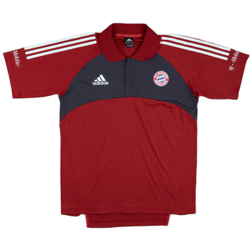 2002-03 Bayern Munich adidas 1/4 Zip Polo Shirt - 8/10 - (S)