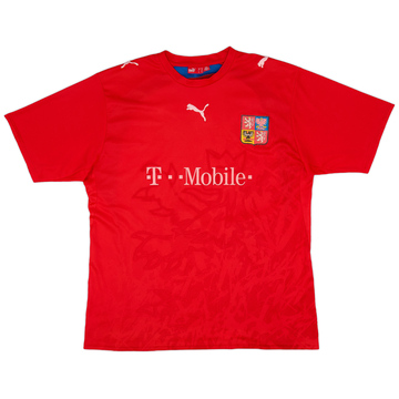 2006-08 Czech Republic Basic Home Shirt - 6/10 - (XL)