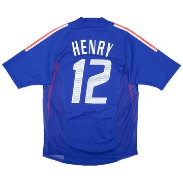 2002-04 France Player Issue Home Shirt Henry #12 - 6/10 - (M)