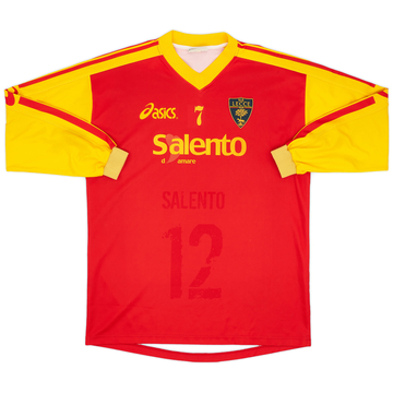 2003-04 Lecce Asics Player Issue Training L/S Shirt #7 - 8/10 - (XL)