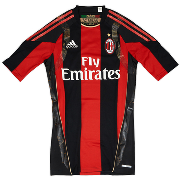 2010-11 AC Milan Player Issue Home Shirt - 5/10 - (S)