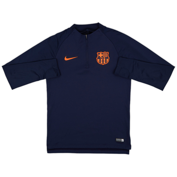 2018-19 Barcelona Nike 1/4 Zip Training Top - 8/10 - (S)