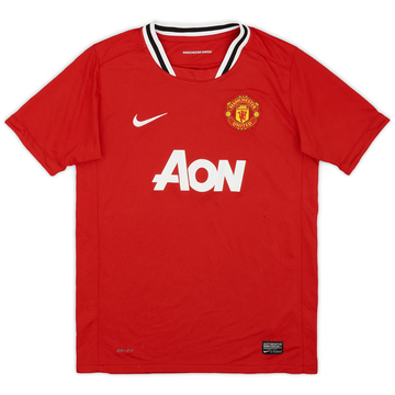 2011-12 Manchester United Home Shirt - 8/10 - (L.Boys)