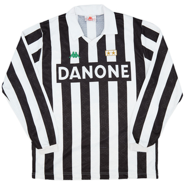 1992-94 Juventus Home L/S Shirt - 7/10 - (XL)