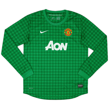 2012-13 Manchester United GK Shirt - 8/10 - (XL.Boys)