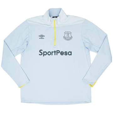 2018-19 Everton Umbro 1/4 Zip Training Top - 9/10 - (XL)