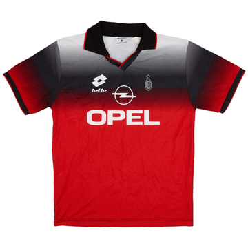 1995-96 AC Milan Lotto Training Shirt - 8/10 - (XL)