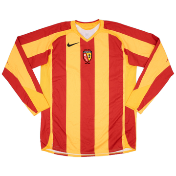 2005-06 Lens Player Issue Home L/S Shirt - 9/10 - (XL)