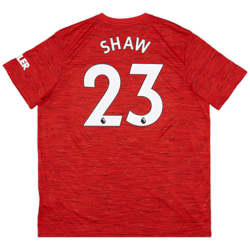 2020-21 Manchester United Home Shirt Shaw #23 - 9/10 - (XXL)