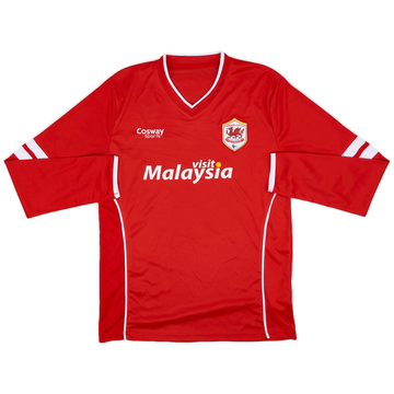 2014-15 Cardiff Home/Away L/S Shirt - 9/10 - (L)