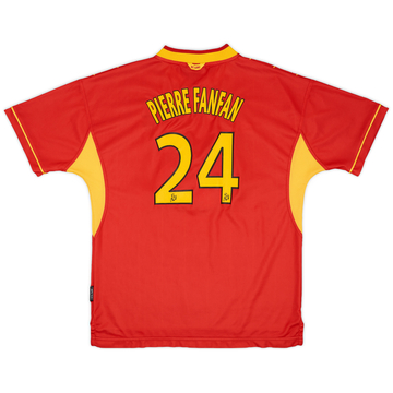 1999-00 Lens Home Shirt Pierre Fanfan #24 - 8/10 - (XL)