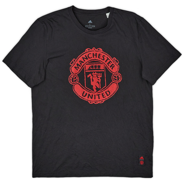 2020-21 Manchester United adidas Graphic Tee - 8/10 - (L)
