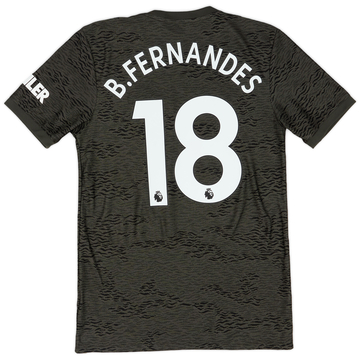 2020-21 Manchester United Away Shirt B.Fernandes #18 - 9/10 - (S)