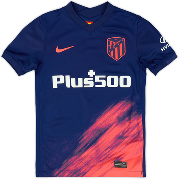 2021-22 Atletico Madrid Away Shirt - As New - (XS.Kids)
