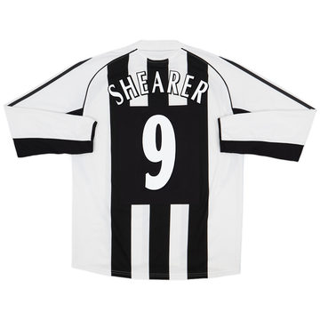 2005-07 Newcastle Home L/S Shirt Shearer #9 - 10/10 - (L)