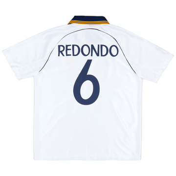 1999-00 Real Madrid adidas Reissue Home Shirt Redondo #6