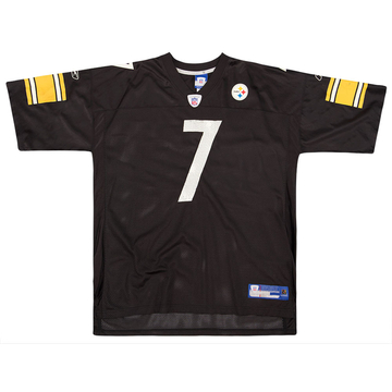 2005-06 Pittsburgh Steelers Roethlisberger #7 Reebok On Field Jersey (Home) XXL