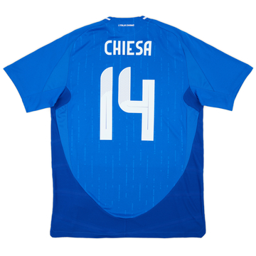 2024-25 Italy Authentic Home Shirt Chiesa #14
