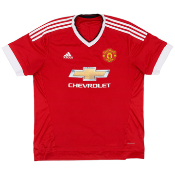 2015-16 Manchester United Home Shirt - 5/10 - (XL)