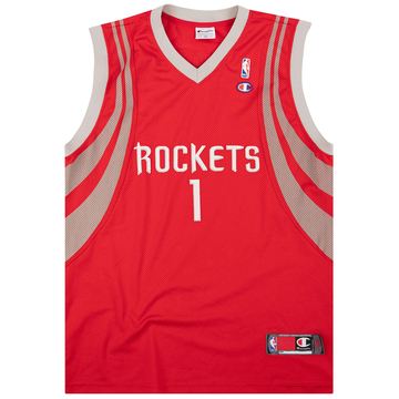 2004-10 Authentic Houston Rockets McGrady #1 Champion Jersey (Away) XL