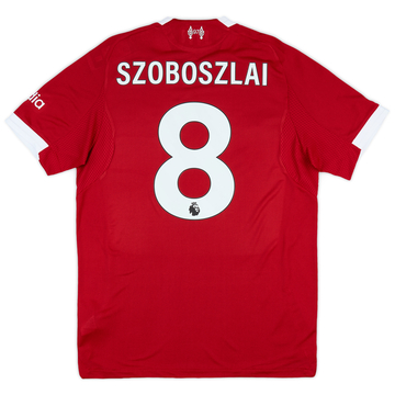 2025-26 Liverpool Authentic Home Shirt Szoboszlai #8