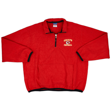 1990s Kansas City Chiefs Champion Fleece Jacket - 8/10 - (XL)