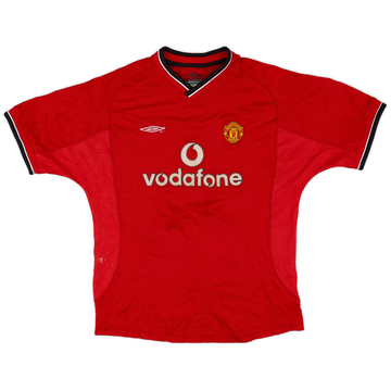 2000-02 Manchester United Home Shirt - 6/10 - (L.Boys)