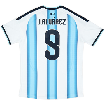 2026-27 Argentina Authentic Home Shirt J.Alvarez #9