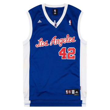 2006-08 LA Clippers Brand #42 adidas Swingman Jersey (Alternate) M