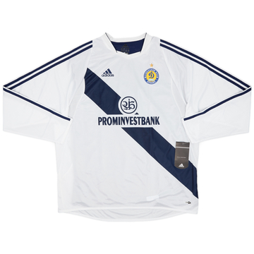 2003-04 Dynamo Kyiv Player Issue Home L/S Shirt (XL)