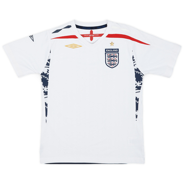 2007-09 England Home Shirt - 7/10 - (S.Boys)