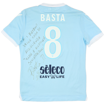 2017-18 Lazio Match Issue Signed Home Shirt Basta #8