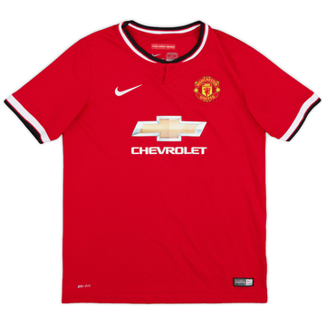 2014-15 Manchester United Home Shirt - 7/10 - (XL.Boys)