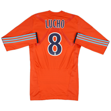 2011-12 Olympique Marseille Player Issue TechFit Third L/S Shirt Lucho #8 - 10/10 - (L)