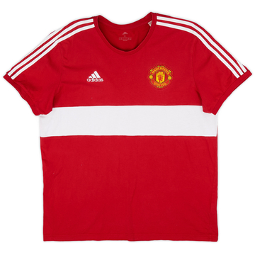 2020-21 Manchester United adidas Cotton Tee - 7/10 - (XL)