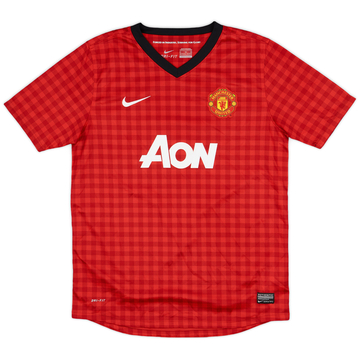 2012-13 Manchester United Home Shirt - 7/10 - (XL.Boys)