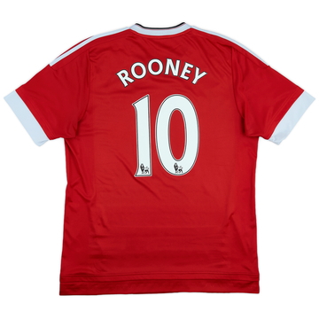 2015-16 Manchester United Home Shirt Rooney #10 - 6/10 - (L)