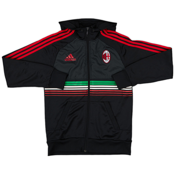 2012-13 AC Milan adidas Hooded Track Jacket - 8/10 - (S)