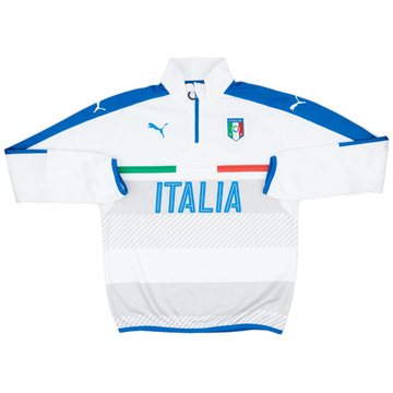 2016-17 Italy Puma 1/4 Zip Drill Top - 7/10 - (L)