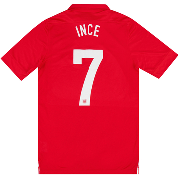 2013-14 England U-21 Match Issue '150th Anniversary' Away Shirt Ince #7