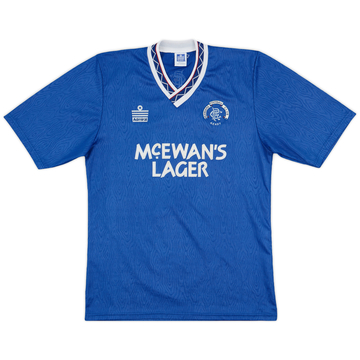 1990-92 Rangers Home Shirt - 8/10 - (M)