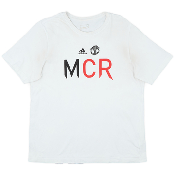 2021-22 Manchester United adidas Lesiure Tee - 7/10 - (L)