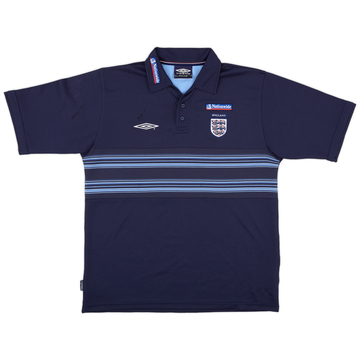2000-01 England Umbro Polo Shirt - 7/10 - (L)