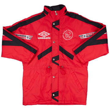 1994-95 Ajax Umbro Padded Bench Coat - 10/10 - (M)