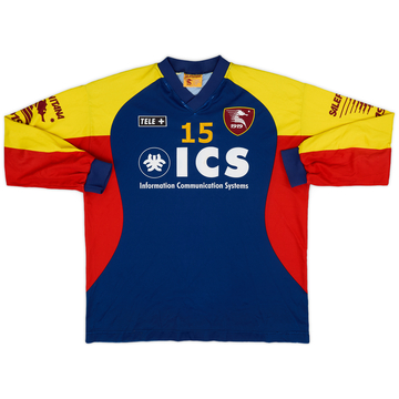 2000-01 Salernitana Player Issue Training L/S Shirt #15 - 7/10 - (XL)