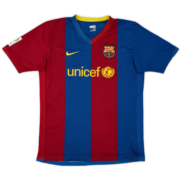 2006-07 Barcelona Home Shirt - 7/10 - (XL.Boys)