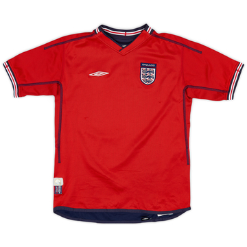 2002-04 England Away Shirt - 7/10 - (XL.Boys)