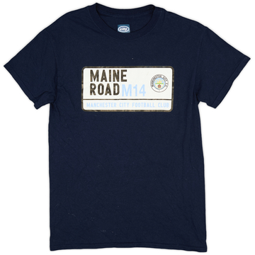 2020-21 Manchester City 'Maine Road' Graphic Tee - 8/10 - (S)