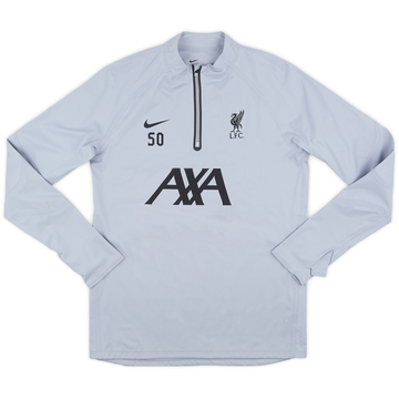 2023-24 Liverpool Player Issue 1/4 Zip Drill Top #50 (Doak) - 9/10 - (M)