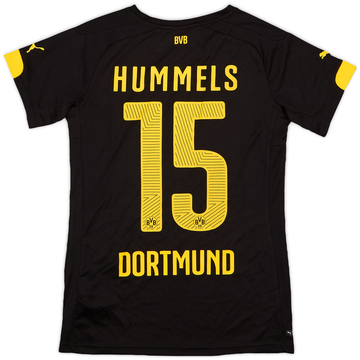 2014-16 Borussia Dortmund Away Shirt Hummels #15 (Women's S)